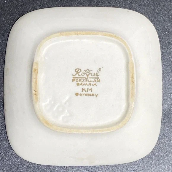 Vintage Royal Porzellan Bavaria KPM Germany Hamburg White Dish - Picture 5 of 10